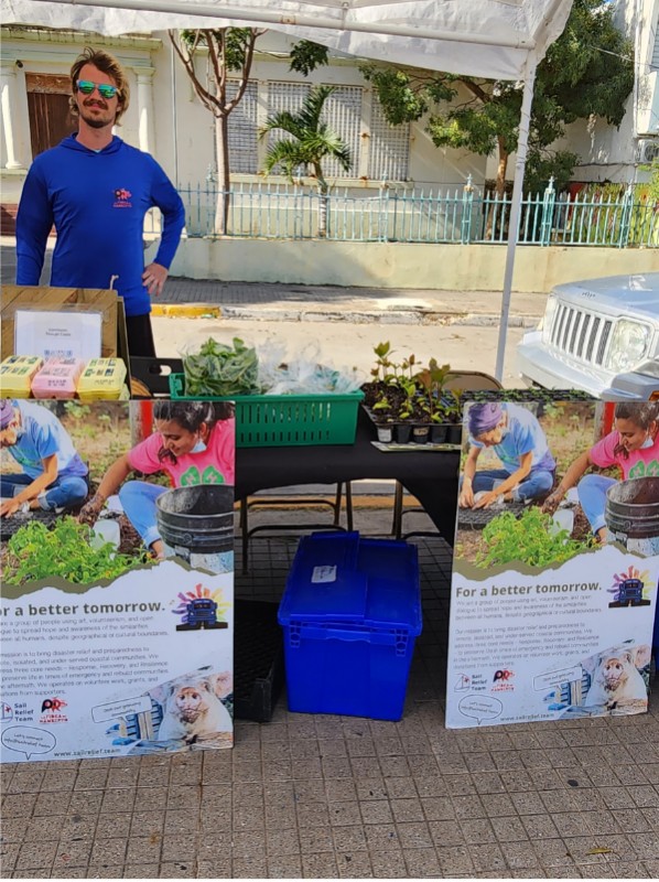 Farm fresh produce and seedlings at the local agroartisinal market